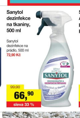 Sanytol dezinfekce na tkaniny, 500 ml