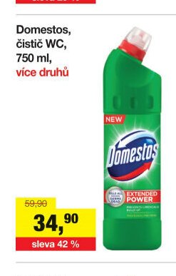 Domestos, čistič WC, 750 ml, více druhů
