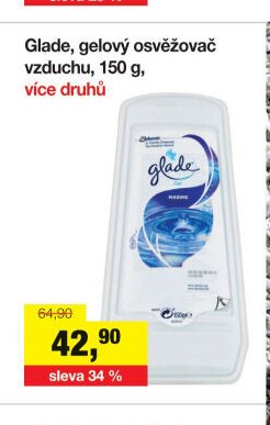 Glade, gelový osvěžovač vzduchu, 150 g, více druhů