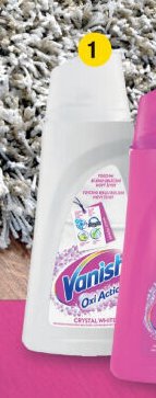 Vanish Oxi Action Crystal White tekutý odstraňovač skvrn, 1 l