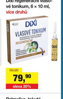 Dixi regenerační vlasové tonikum, 6 x 10 ml, více druhů
