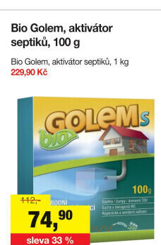 Aktivátor septiků Bio Golem