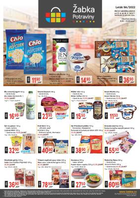 akční leták Žabka 27.4.2022-10.5.2022