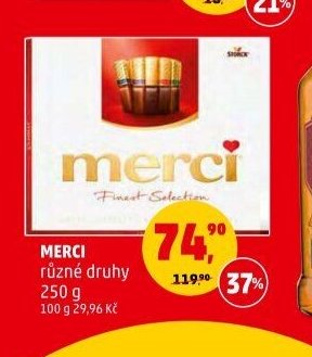 MERCI různé druhy 250 g