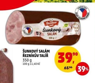 ŠUNKOVÝ SALÁM ŘEZNÍKŮV TALÍŘ