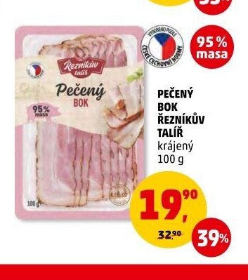 PEČENÝ BOK ŘEZNÍKŮV TALÍŘ