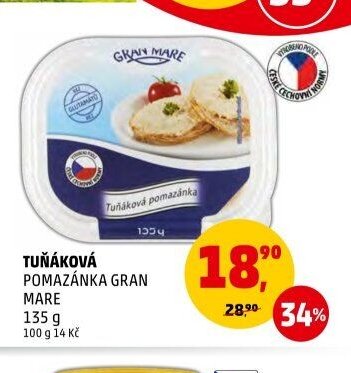 TUŇÁKOVÁ POMAZÁNKA GRAN MARE