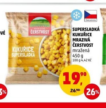 SUPERSLADKÁ KUKUŘICE MRAZIVÁ