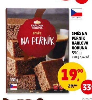 Směs na perník Karlova Koruna