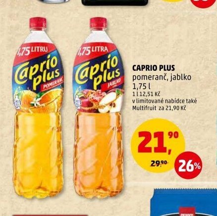 CAPRIO PLUS pomeranč, jablko
