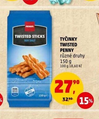 TYČINKY TWISTED PENNY