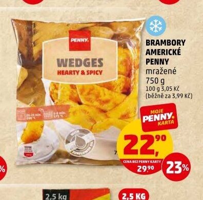 BRAMBORY AMERICKÉ PENNY mražené