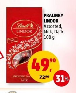 Pralinky Lindor 100 g