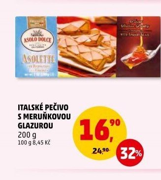ITALSKÉ PEČIVO S MERUŇKOVOU GLAZUROU