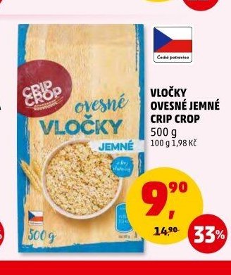 VLOČKY OVESNÉ JEMNÉ CRIP CROP