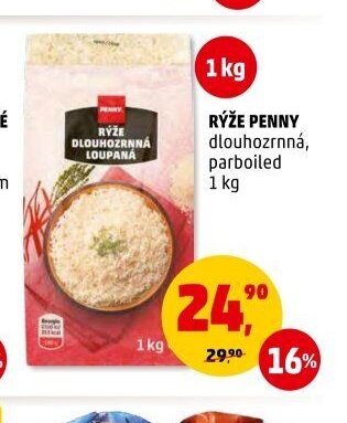 Rýže Penny dlouhozrnná parboiled