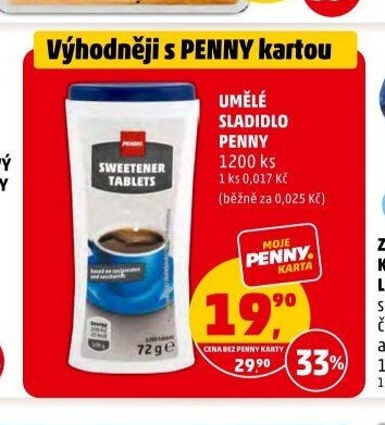 Umělé sladidlo Penny