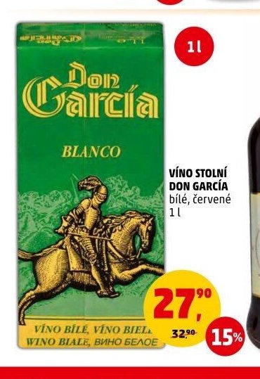 Víno stolní Don García