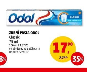 ZUBNÍ PASTA ODOL Classic 75 ml