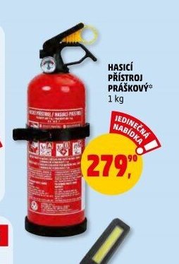 HASICÍ PŘÍSTROJ PRÁŠKOVÝ