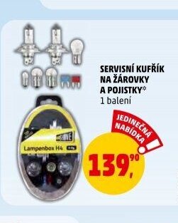 SERVISNÍ KUFŘÍK NA ŽÁROVKY A POJISTKY