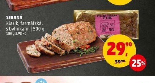 SEKANÁ klasik, farmářská, s bylinkami 500 g