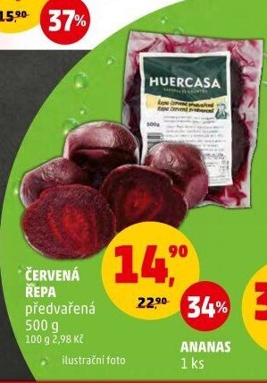 ČERVENÁ ŘEPA předvařená 500 g
