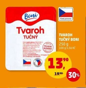 Tvaroh tučný Boni
