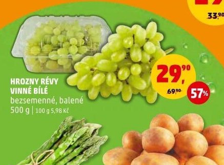 Hrozny révy vinné bílé