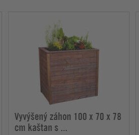 Vyvýšený záhon 100 x 70 x 78 cm kaštan - Hornbach akcniletaky.com