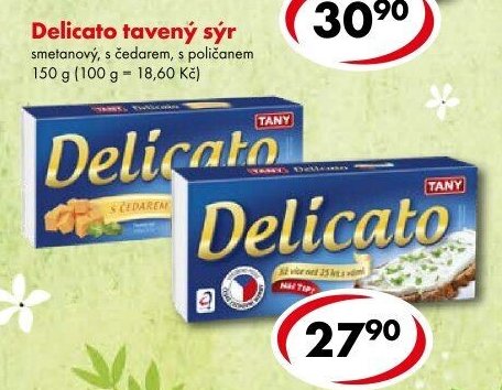 Delicato tavený sýr