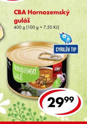 CBA Hornozemský guláš
