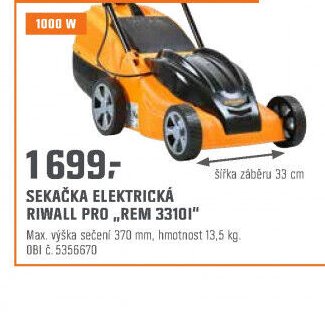 SEKAČKA ELEKTRICKÁ RIWALL PRO REM 3310I