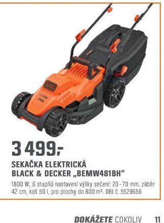 SEKAČKA ELEKTRICKÁ BLACK & DECKER BEMW481BH