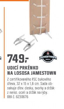 UDÍCÍ PRKÉNKO NA LOSOSA JAMESTOWN