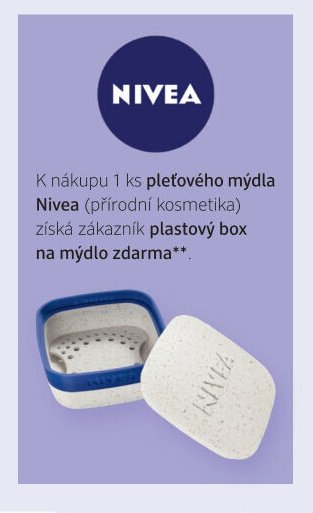 Nivea pleťové mýdlo (dárek)