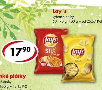 Lay's vybrané druhy