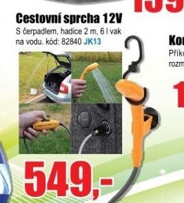 Cestovní sprcha 12V