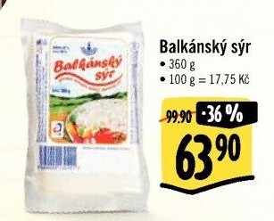 Balkánský sýr Mlékárna Polná