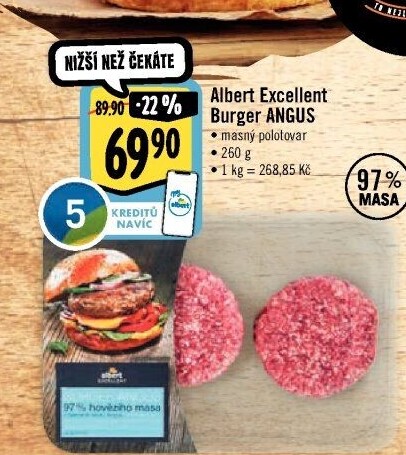 Burger Angus Albert Excellent