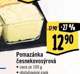 Česneková pomazánka se sýrem