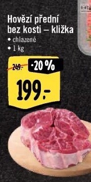 Hovězí přední bez kosti - kližka