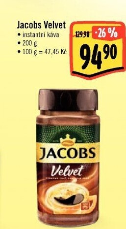 Instantní káva Jacobs Velvet