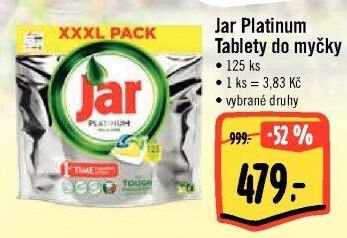 Kapsle do myčky Platinum Jar