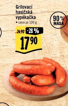 Klobása hasičská vypékačka