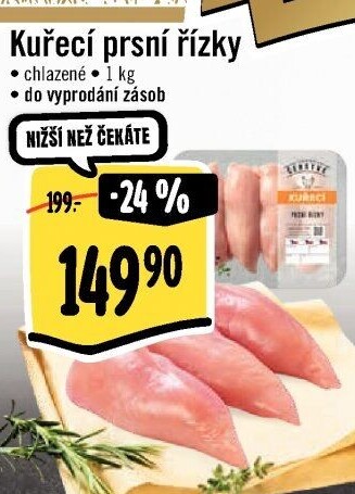 Kuřecí prsní řízky Albert