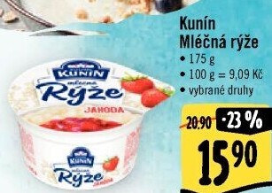 Mléčná rýže Kunín