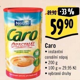 Nápoj instantní obilninový Caro Nestlé
