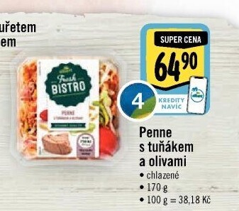 Penne s tuňákem Albert Fresh Bistro