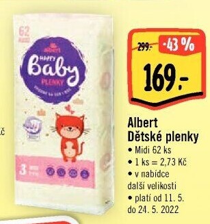 Pleny dětské Albert